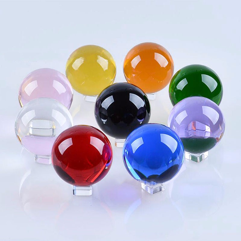Book Weight Glass - 50mm Colors Crystal Ball Photography Props