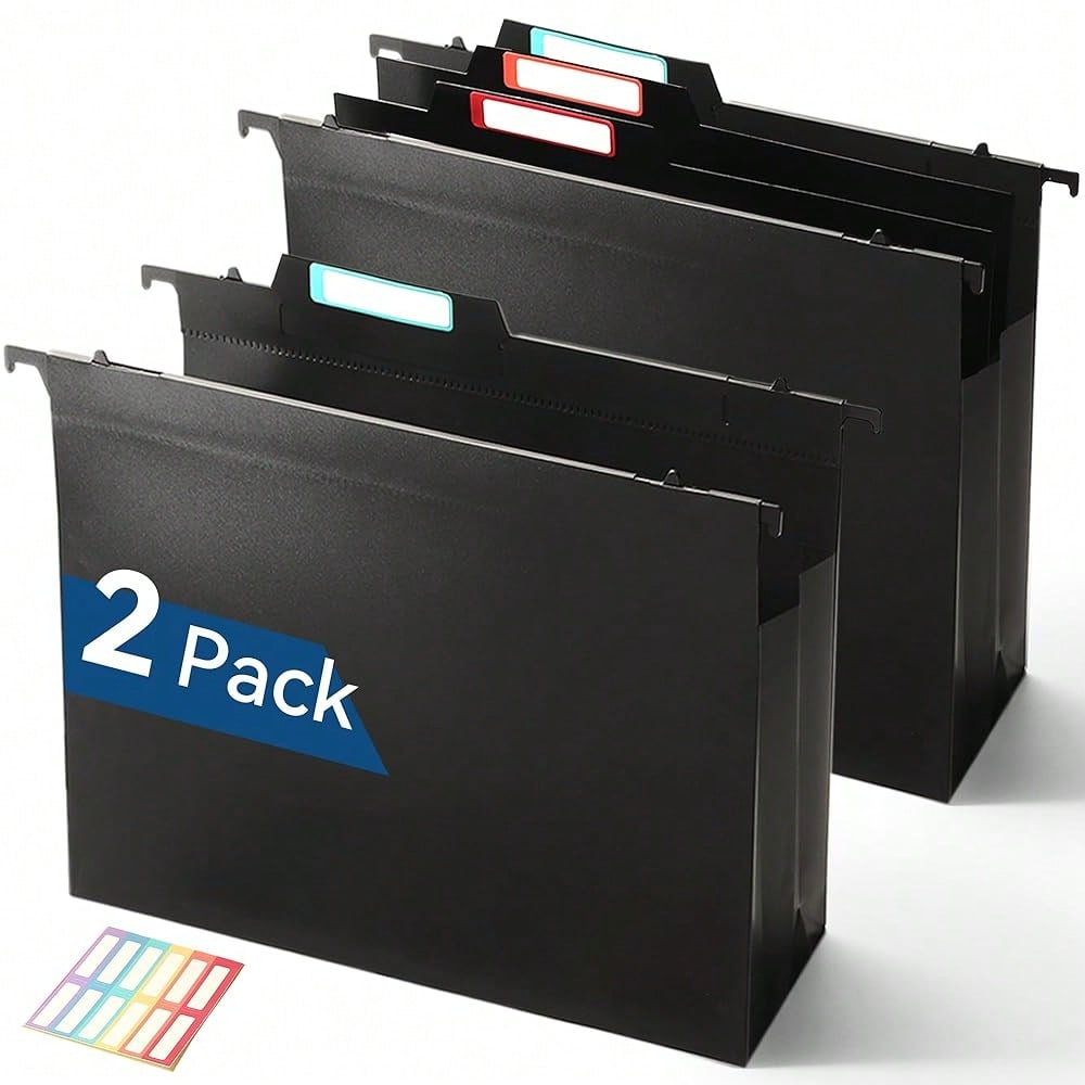 Tab Divider A4 - Plastic High Capacity Hanging File Folders,