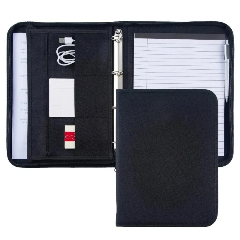 Binder A4 Lever - Large Black Business Portfolio File Document