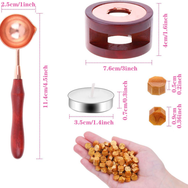 Wax Seal Set Includes 200 Gold – Wax Seal Stamp Set recenzja i cena