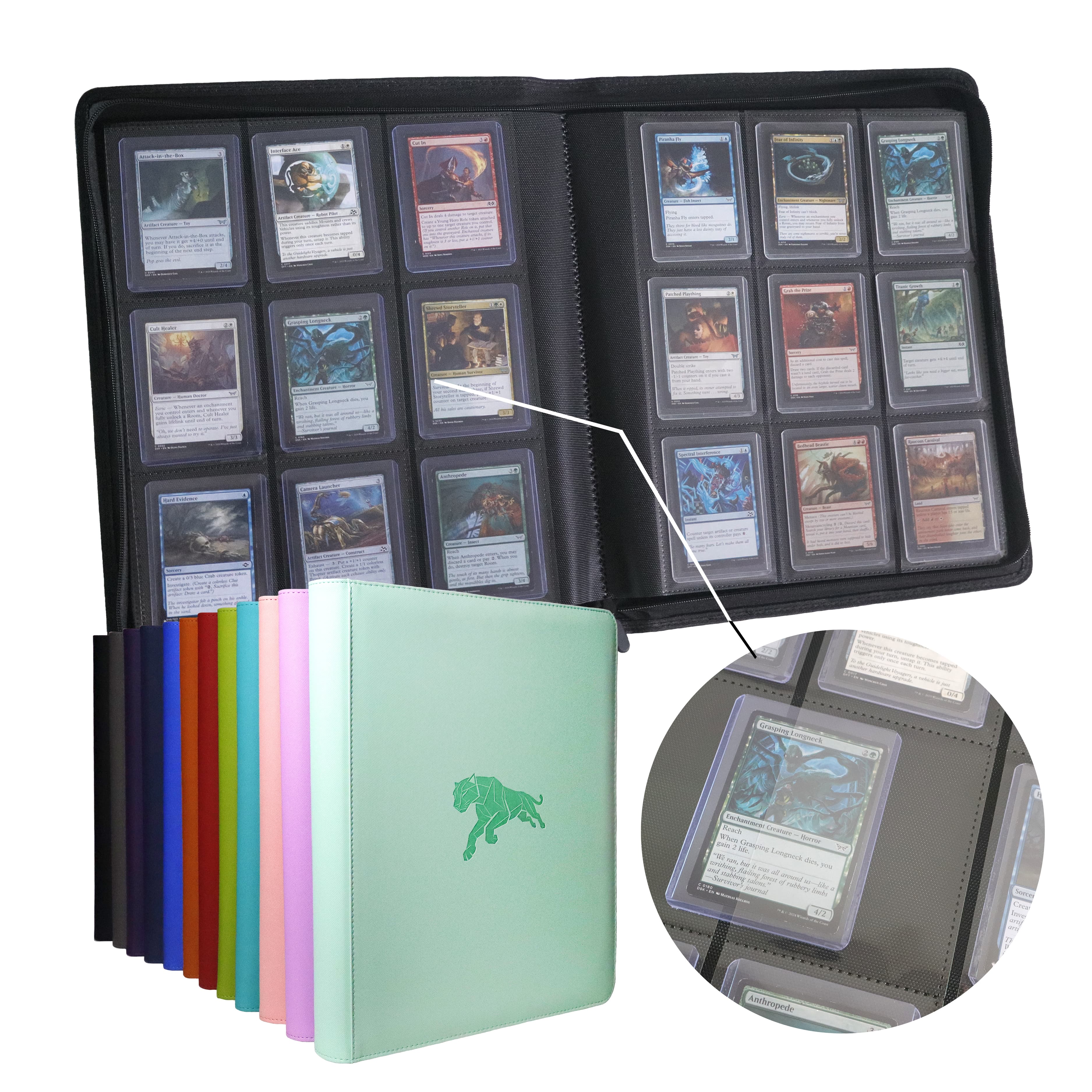 360 Pockets 9-Pocket PU Leathe – Card Index Box recenzja i cena