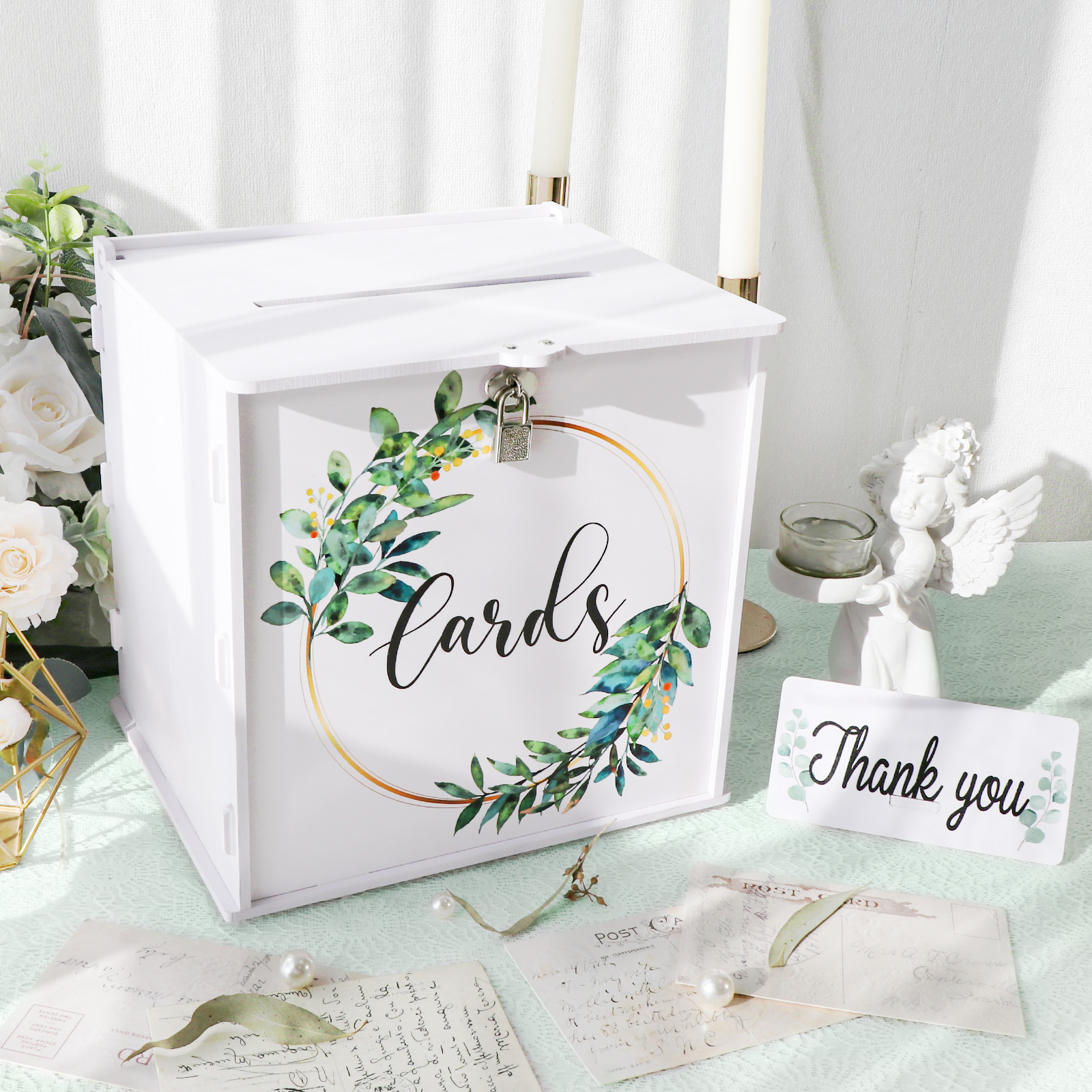 Wedding Card Box with Lock, PV – Card Index Box recenzja i cena
