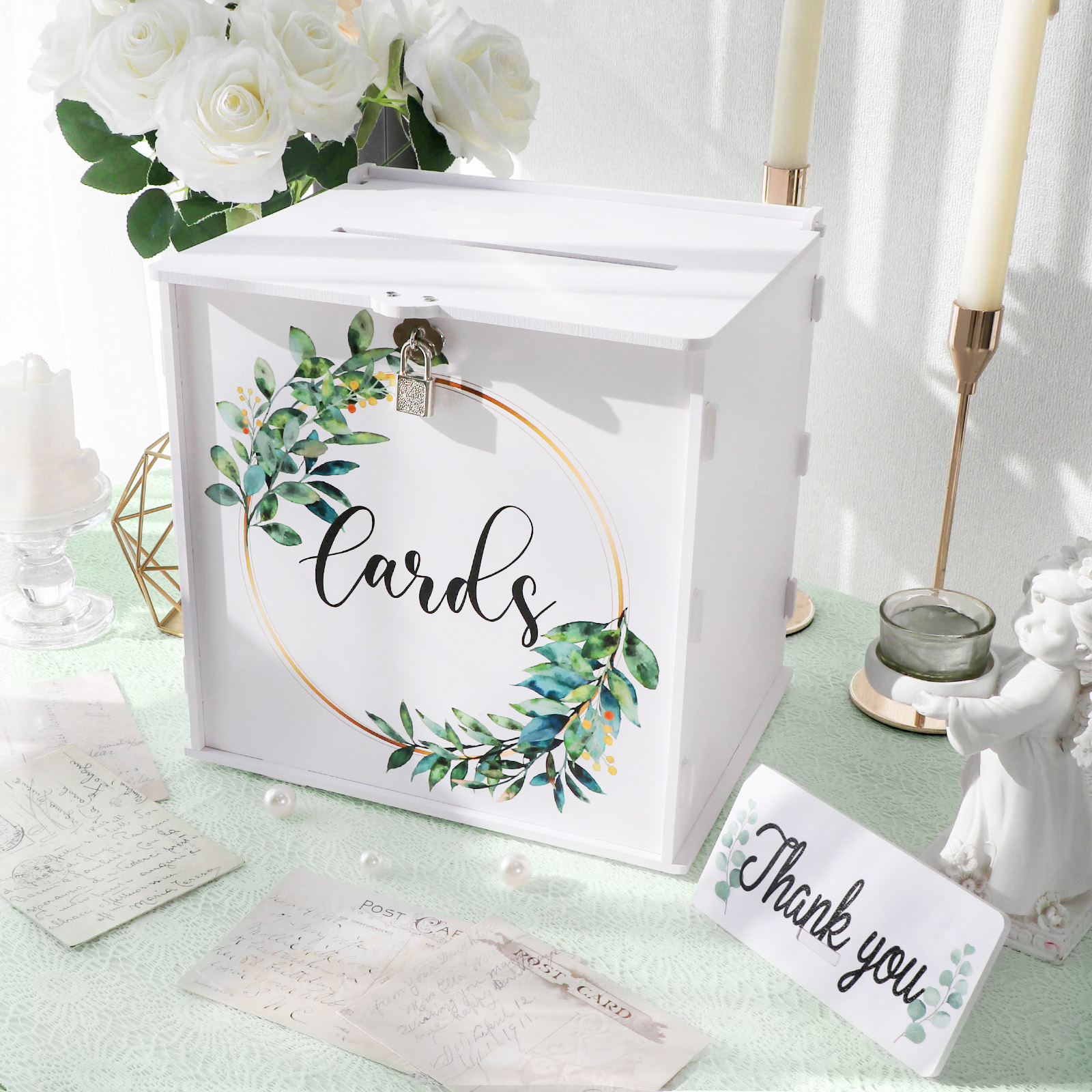 Wedding Card Box with Lock, PV – Card Index Box recenzja i cena