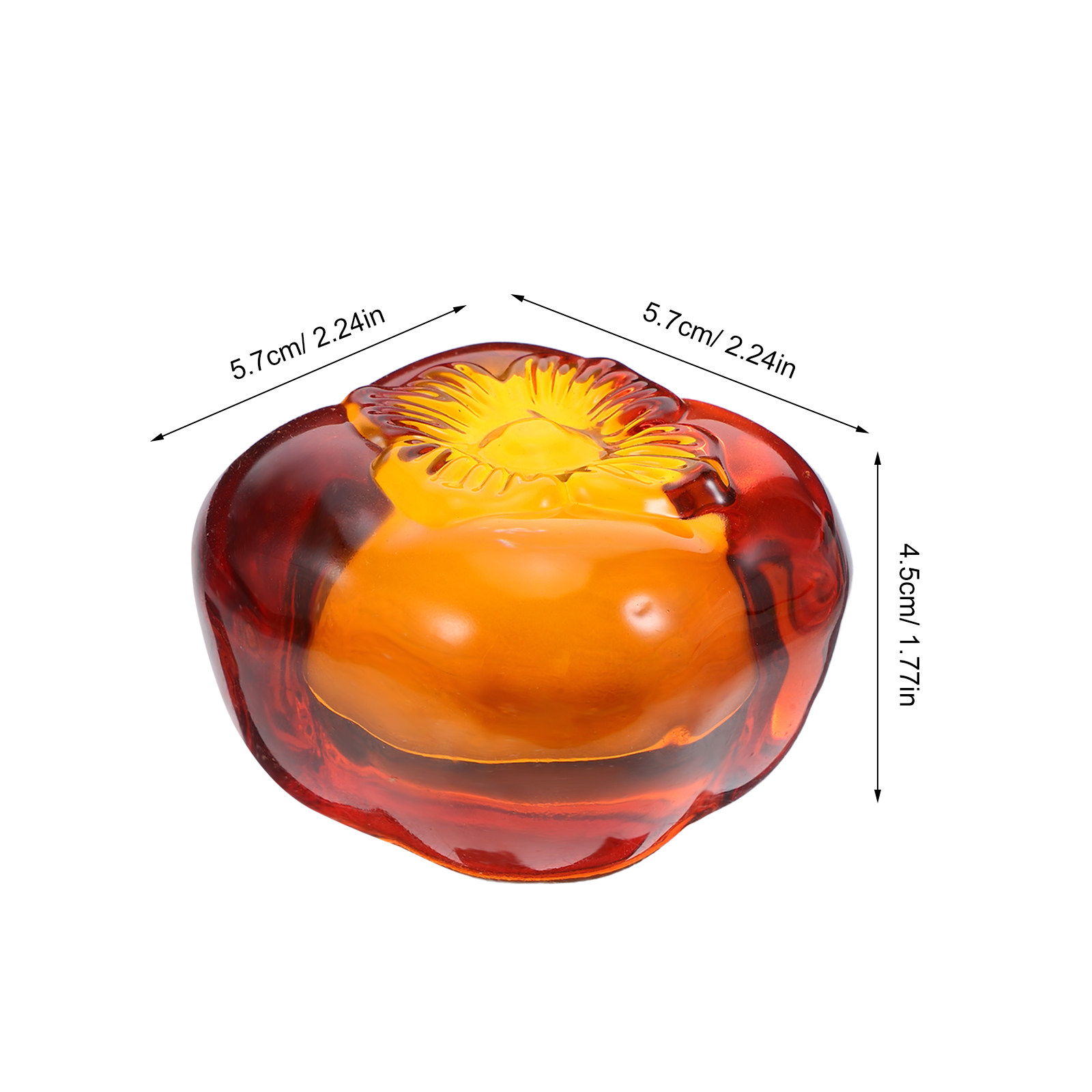 Realistic Glass Persimmon Pape – Book Weight Glass recenzja i cena
