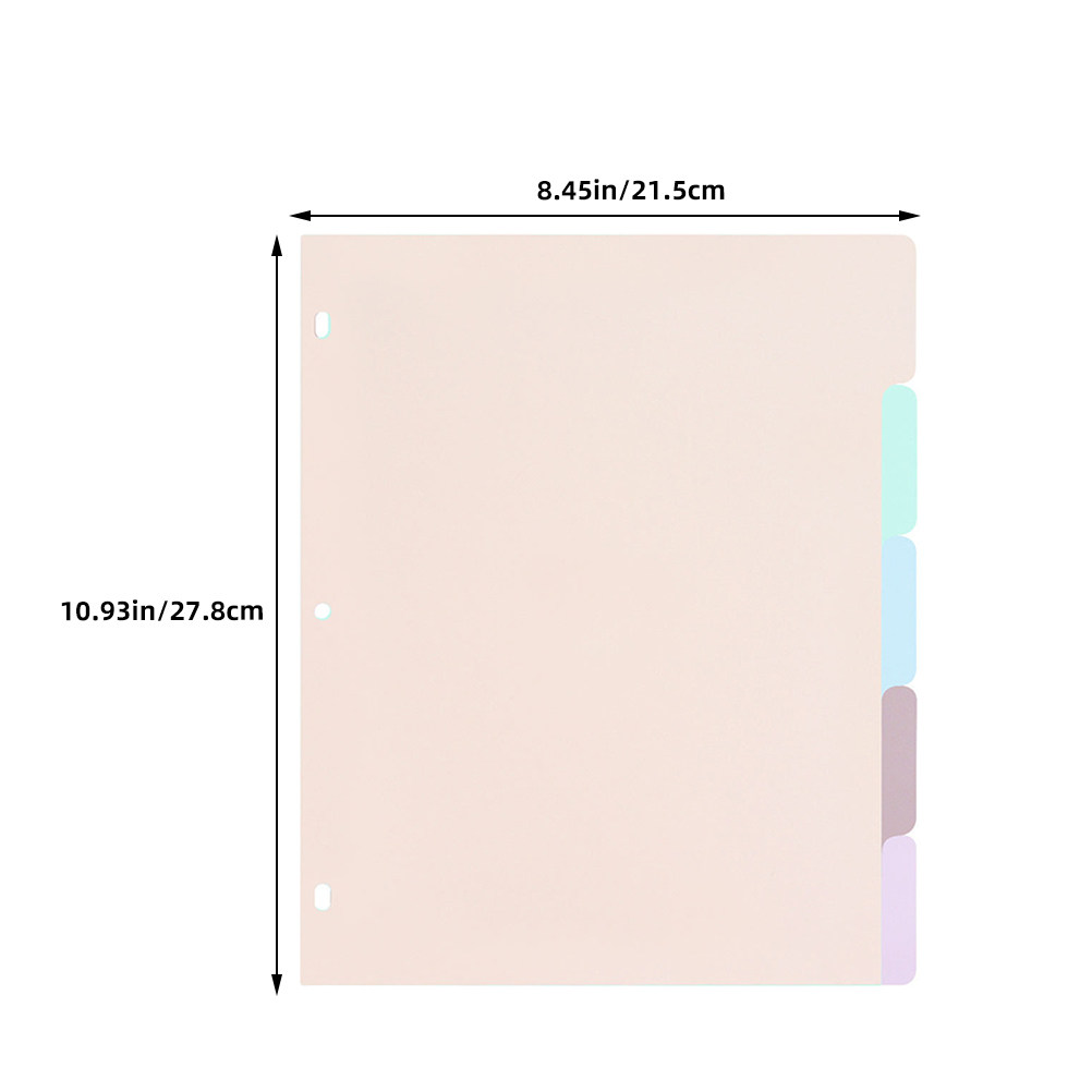 1Set Frosted PP Binder Divider – Tab Divider A4 recenzja i cena