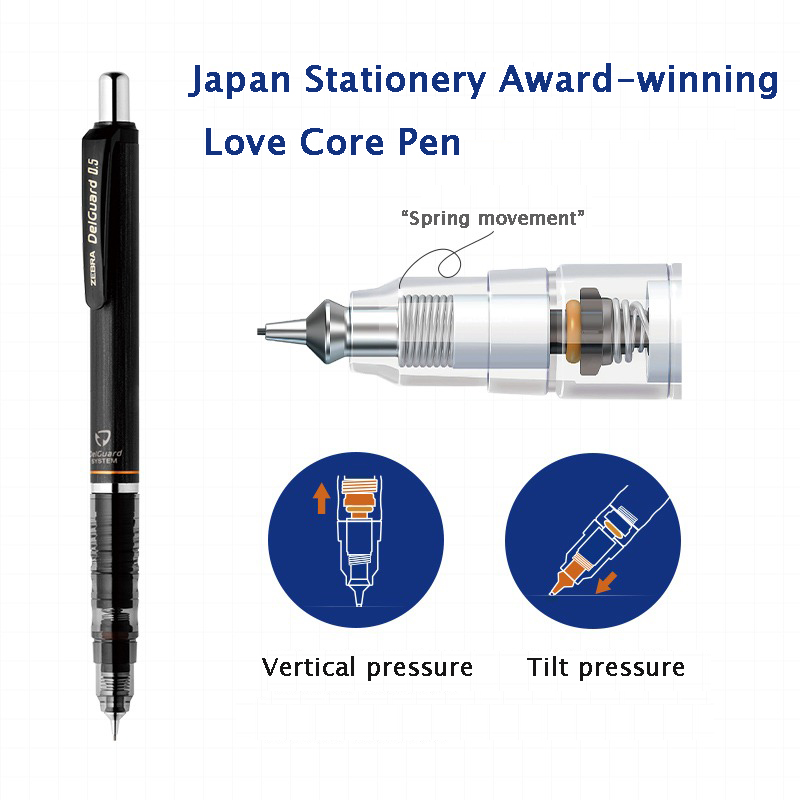 ZEBRA DelGuard Mechanical Penc – Mechanical Pencil 0.3 recenzja i cena