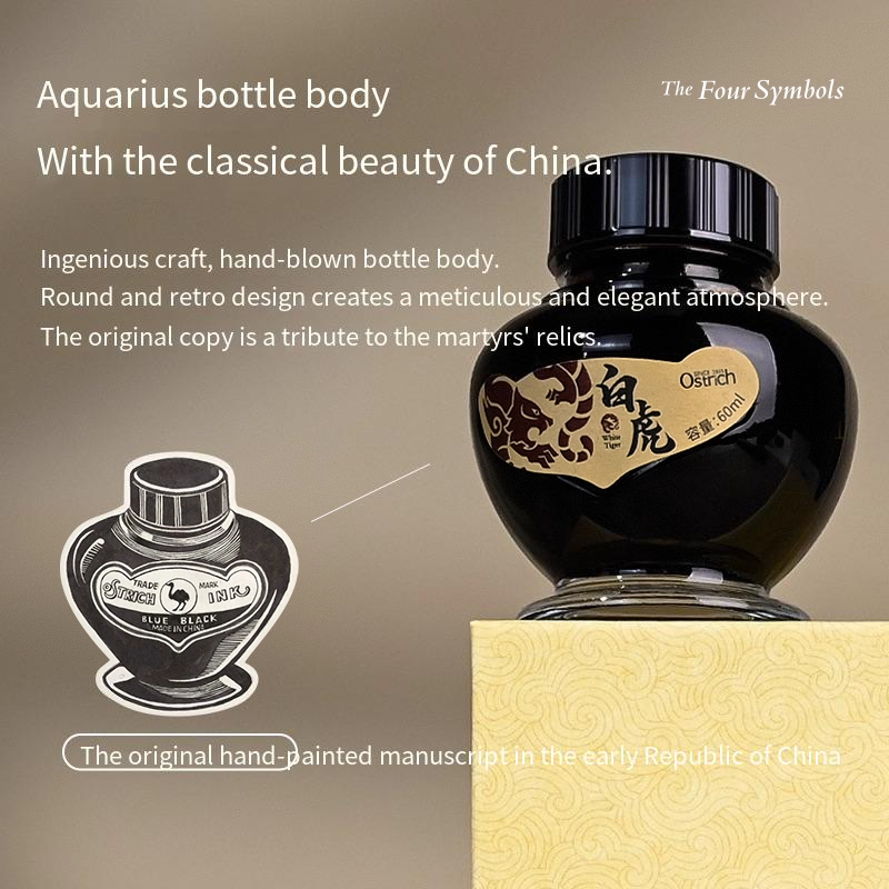 Premium Ostrich China Wind Sty – Fountain Pen Bottled Ink recenzja i cena