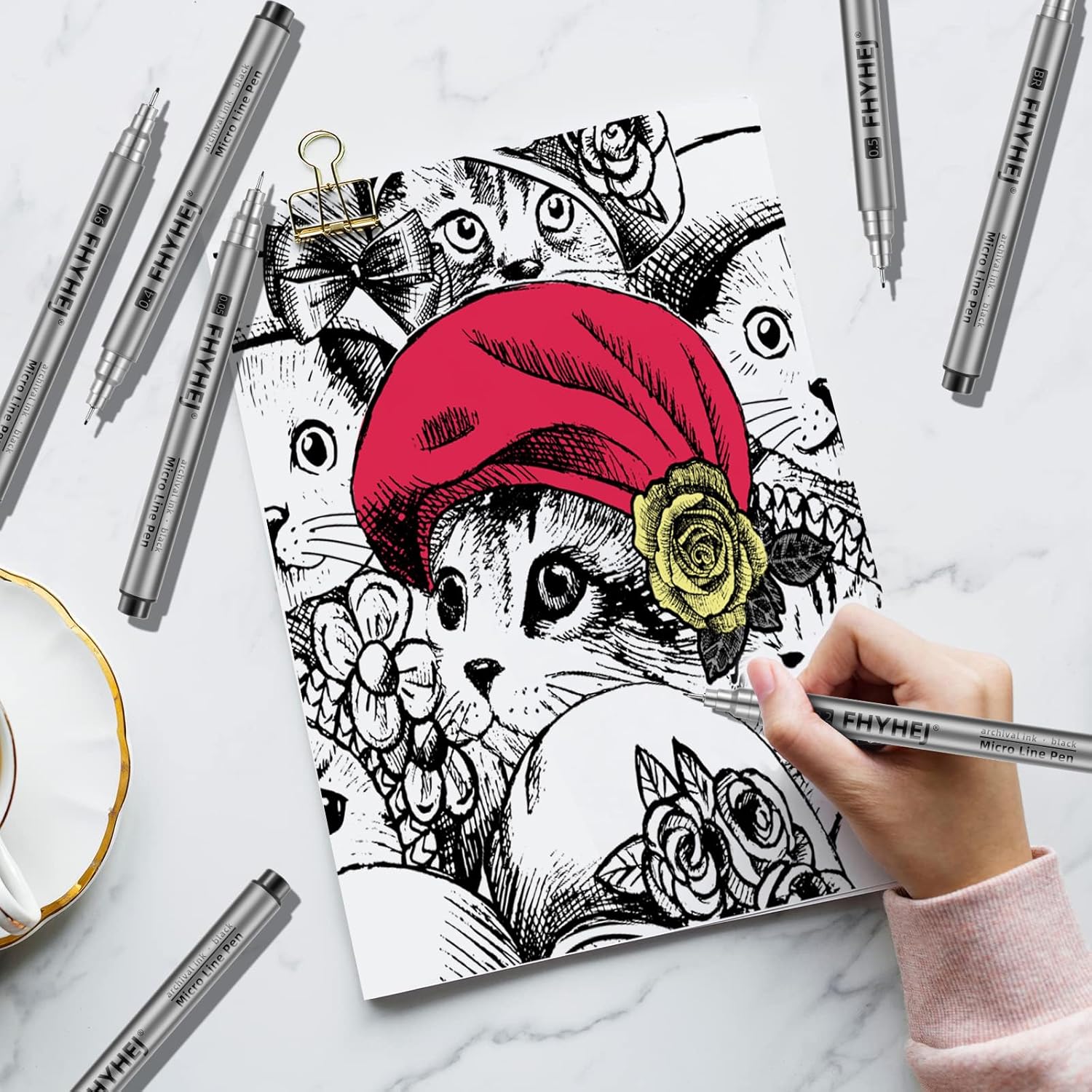 Micro Fineliner Drawing Art Pe – Archive Box Set recenzja i cena