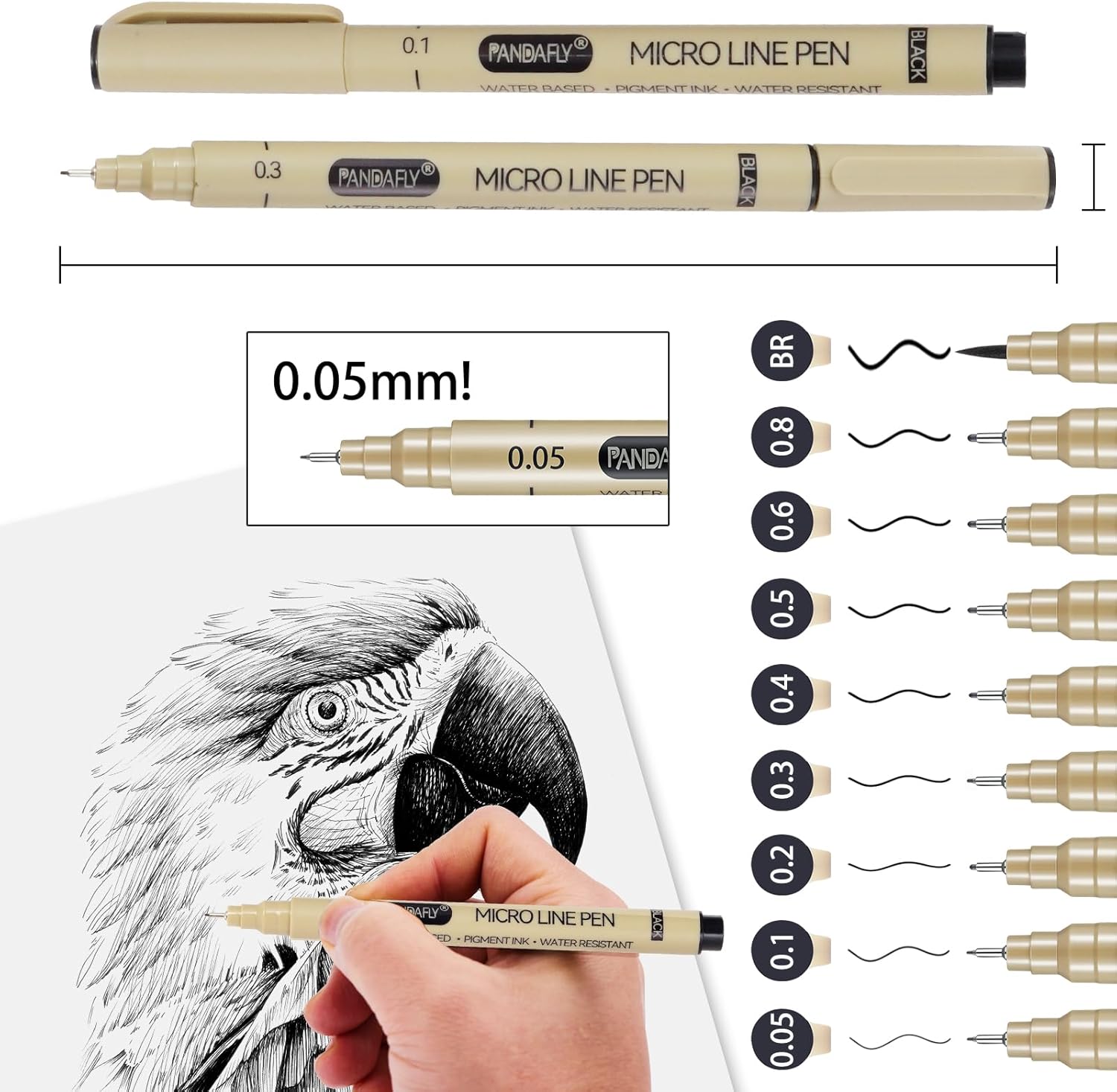 Black Micro-Pen Fineliner Ink  – Archive Box Set recenzja i cena