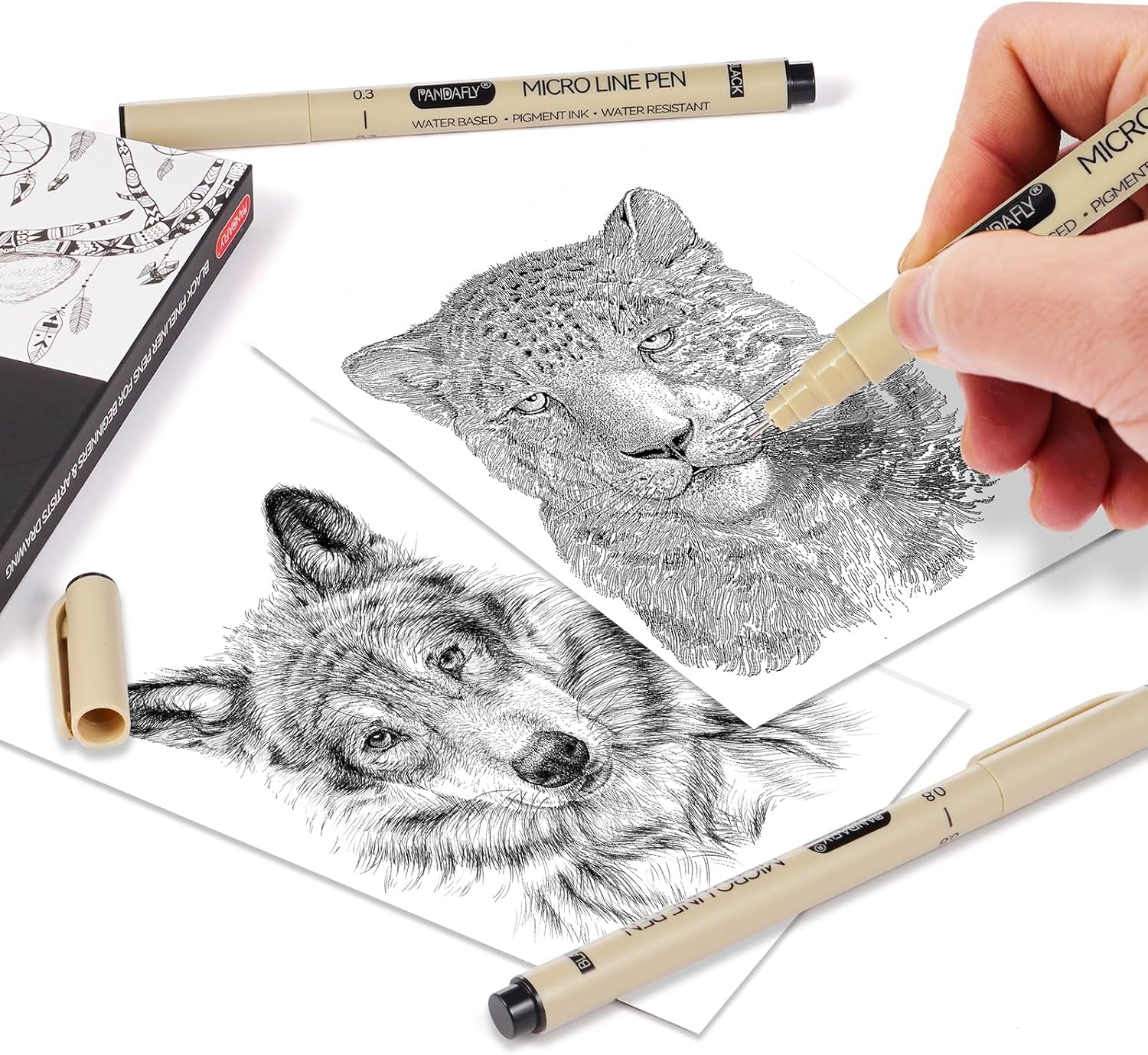 Black Micro-Pen Fineliner Ink  – Archive Box Set recenzja i cena