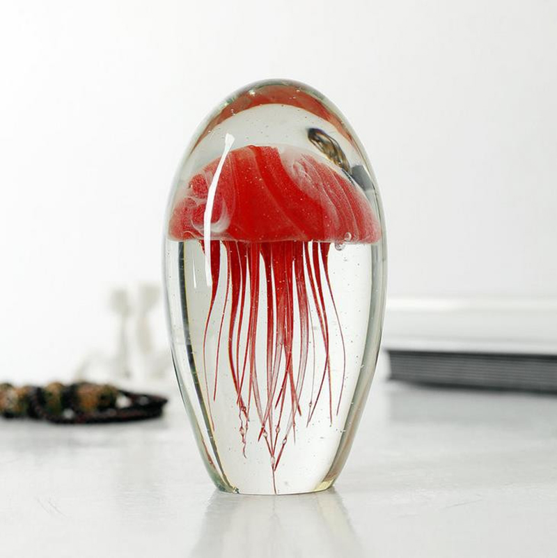 Miniature 3D Jellyfish Crystal – Paper Weight Crystal recenzja i cena