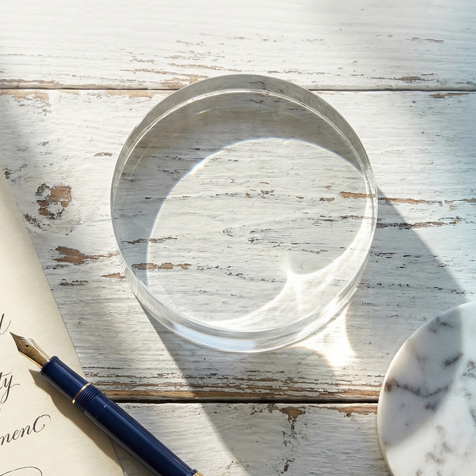 3.15 Inch Round Clear Crystal  – Paper Weight Crystal recenzja i cena