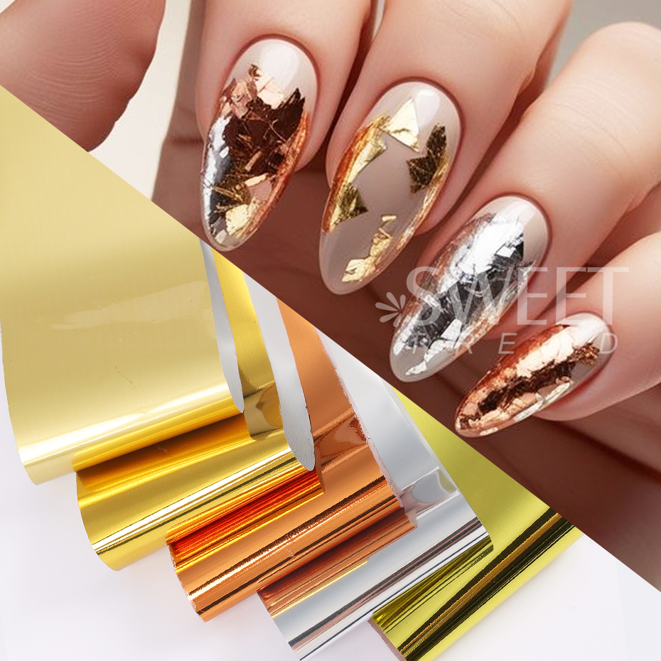 10pcs Metallic Nail Transfer F – Gel Refill Pack recenzja i cena