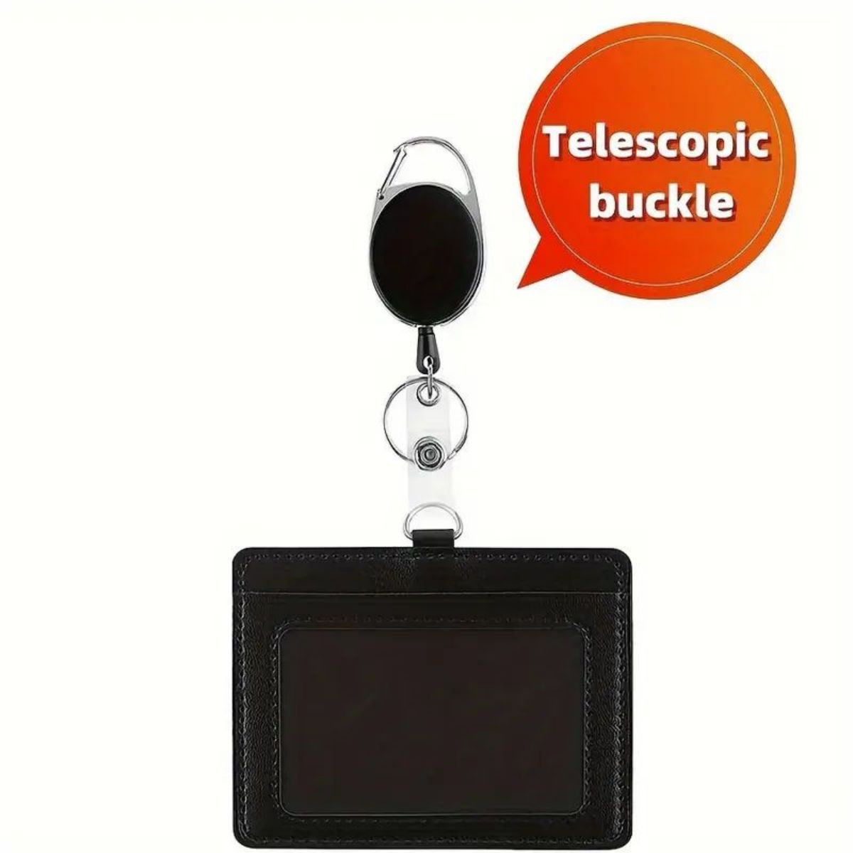 1 pc Horizontal ID badge holde – Index Card Holder recenzja i cena
