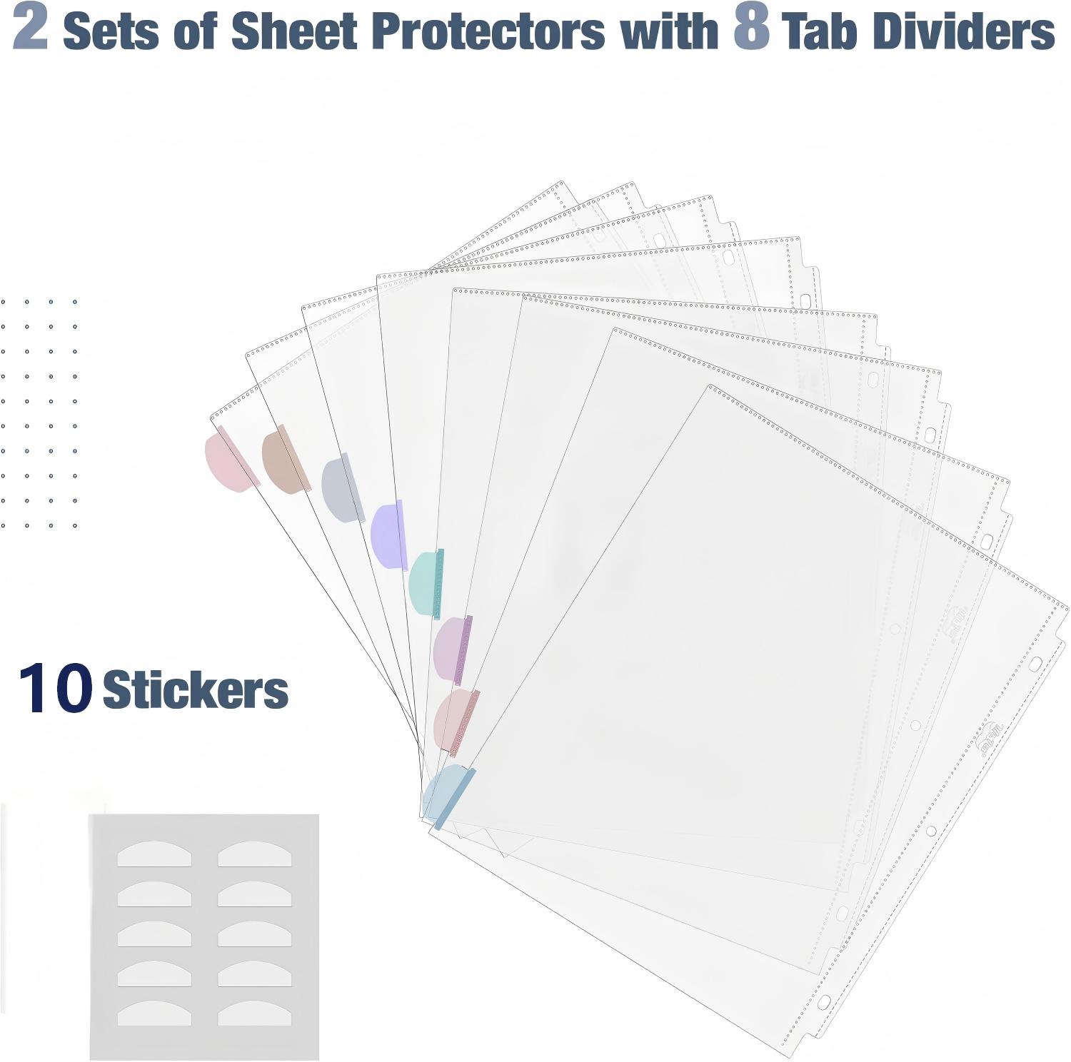 A4 Clear Sheet Protectors with – Tab Divider A4 recenzja i cena