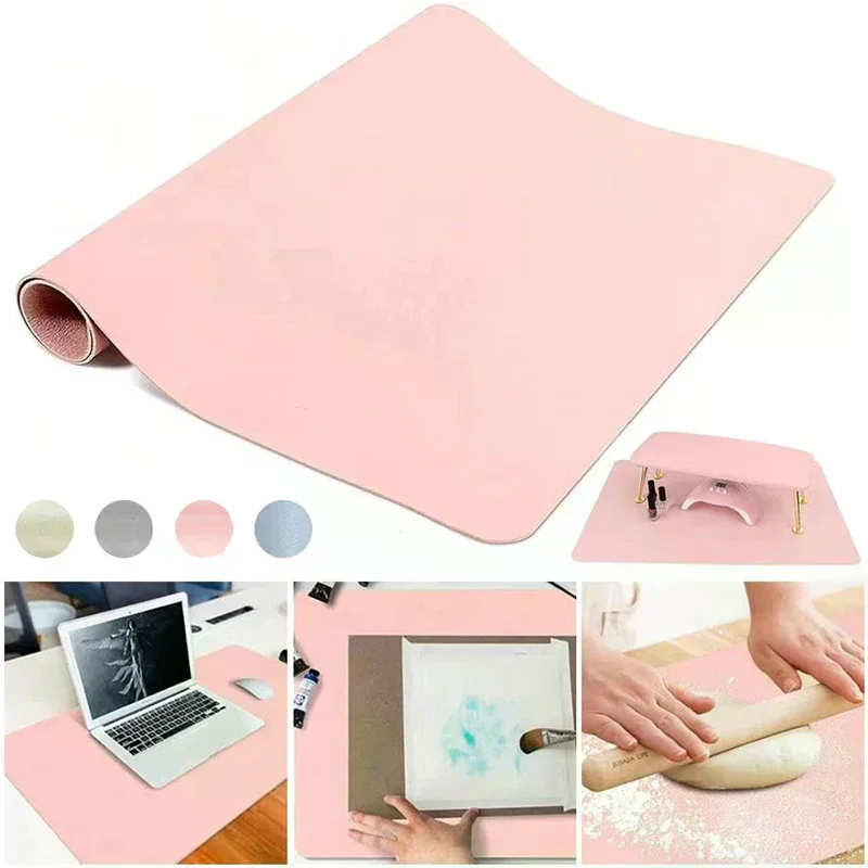 Foldable Nail Art Table Mat PU – Leather Desk Pad recenzja i cena
