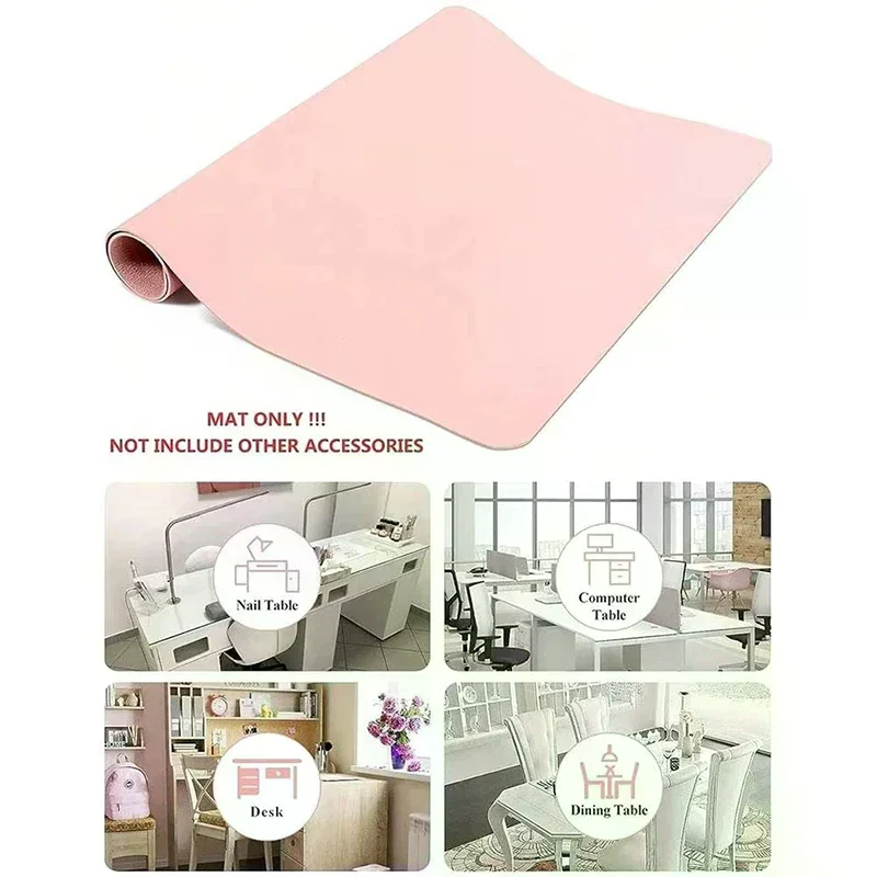 Foldable Nail Art Table Mat PU – Leather Desk Pad recenzja i cena