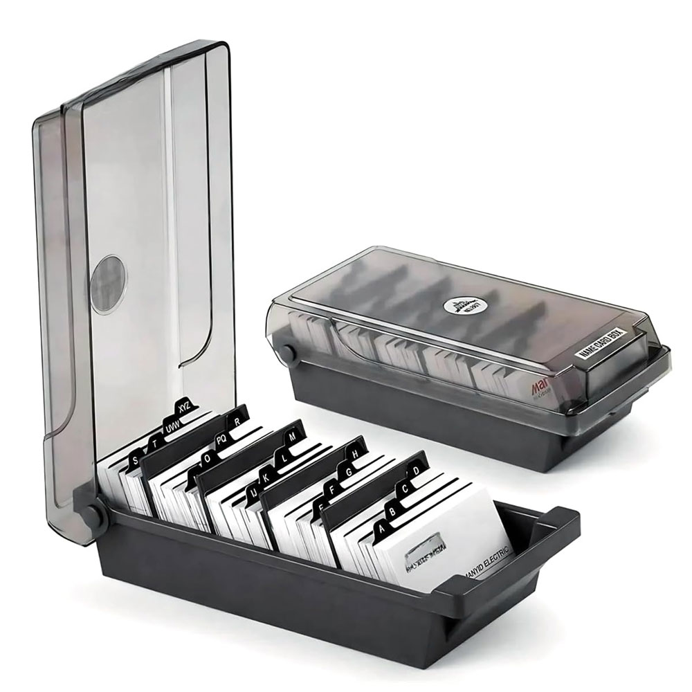 Desktop Business Card Box, Lar – Card Index Box recenzja i cena