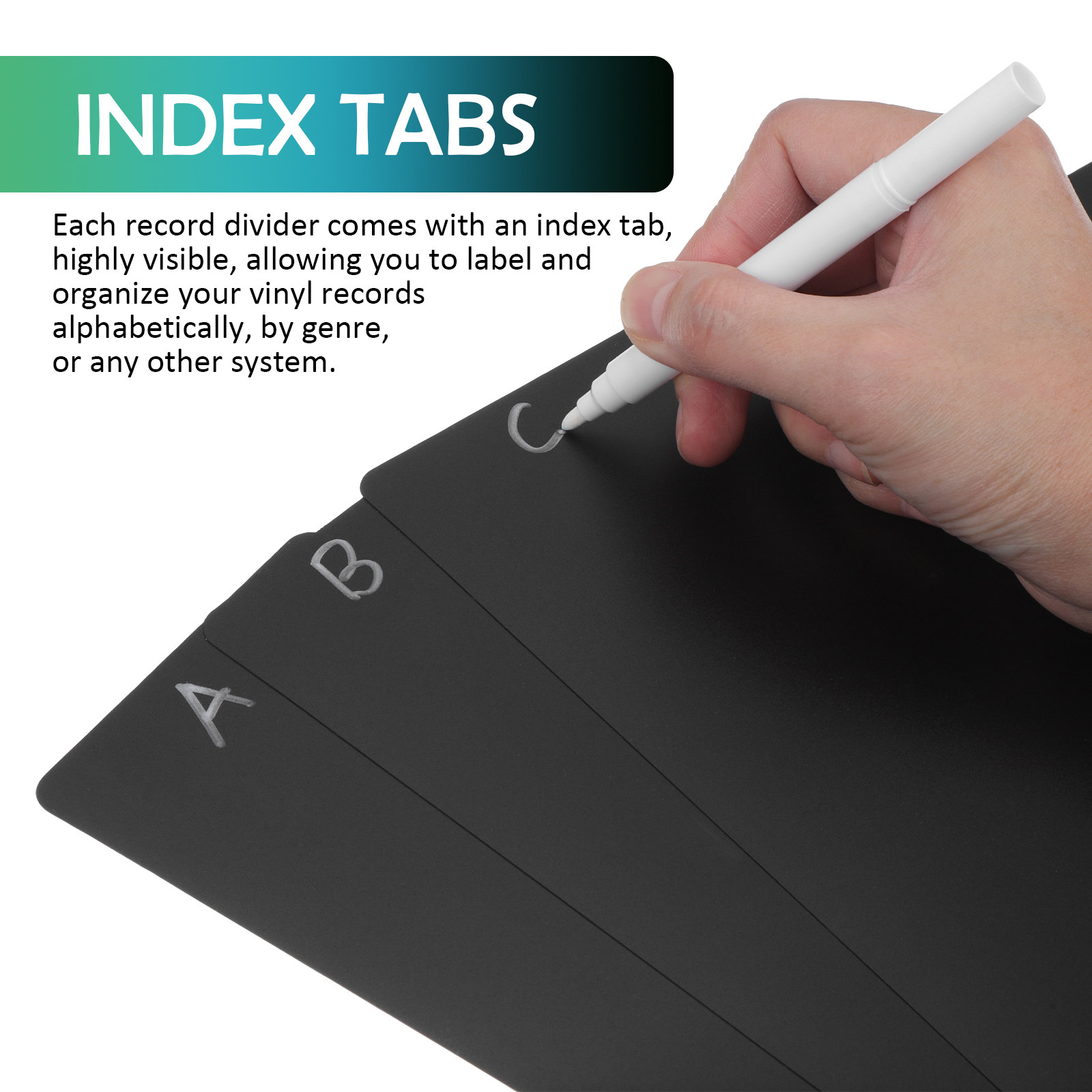 20Pcs Index Card Dividers Alph – Card Index Box recenzja i cena