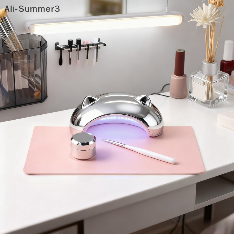 Foldable Nail Art Table Mat PU – Leather Desk Pad recenzja i cena