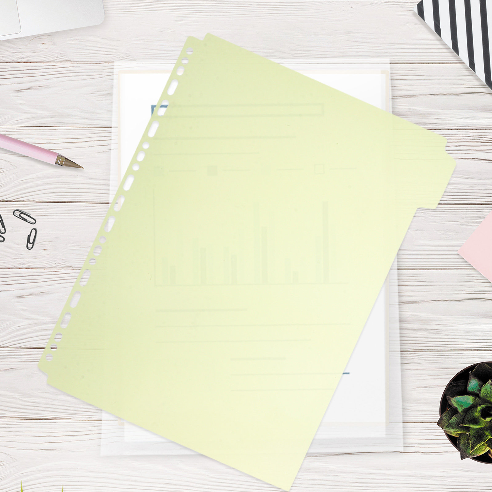 6Pcs Tabbed Binder Divider She – Tab Divider A4 recenzja i cena