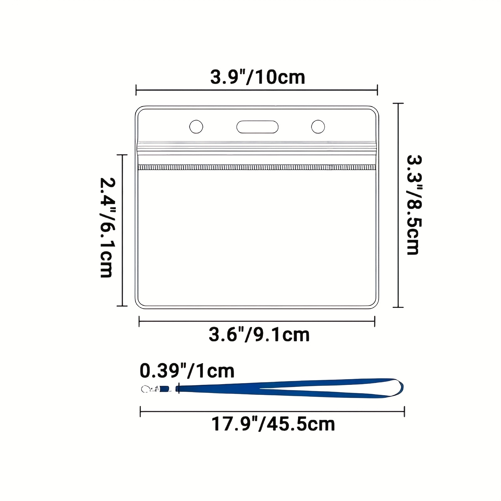 10 sets Transparent PVC ID Car – Index Card Holder recenzja i cena