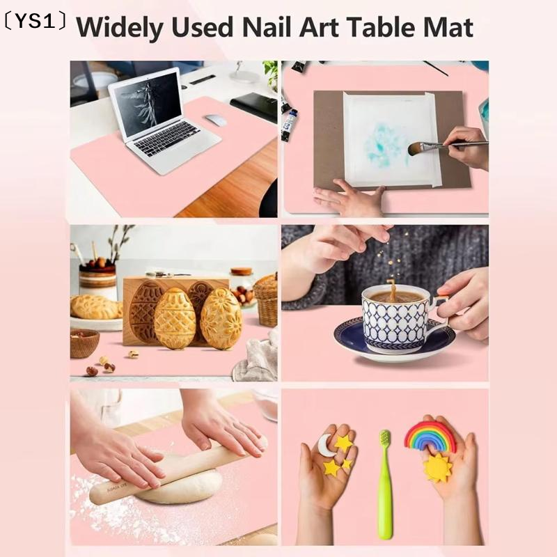 〔YS1〕Foldable PU Leather Nail  – Leather Desk Pad recenzja i cena