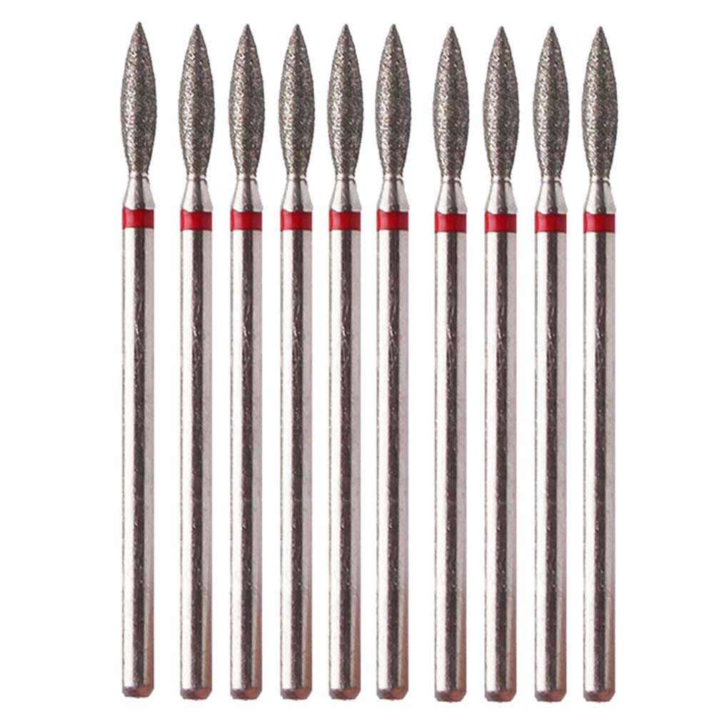 10pcs Diamond Nail Drill Bits  – Gel Refill Pack recenzja i cena