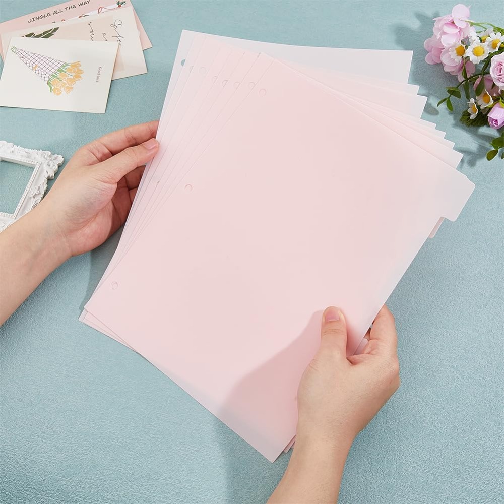 16 Sheets 3 Ring A4 Pink Binde – Tab Divider A4 recenzja i cena