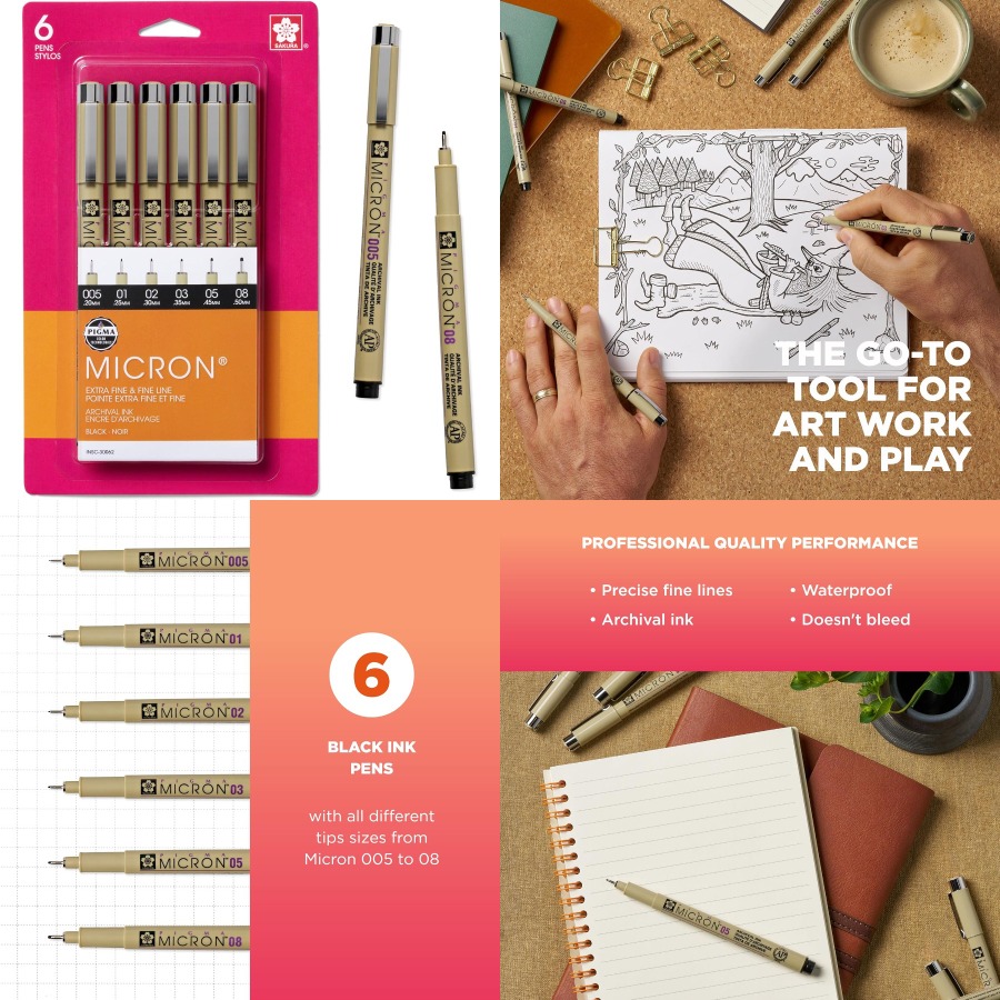 Pigma Micron Fineliner Pens wi – Archive Box Set recenzja i cena