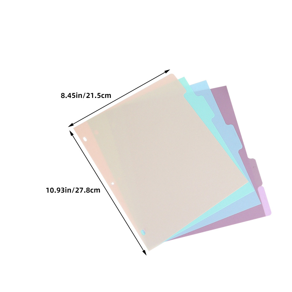 1Set A4 Plastic Binder Divider – Tab Divider A4 recenzja i cena