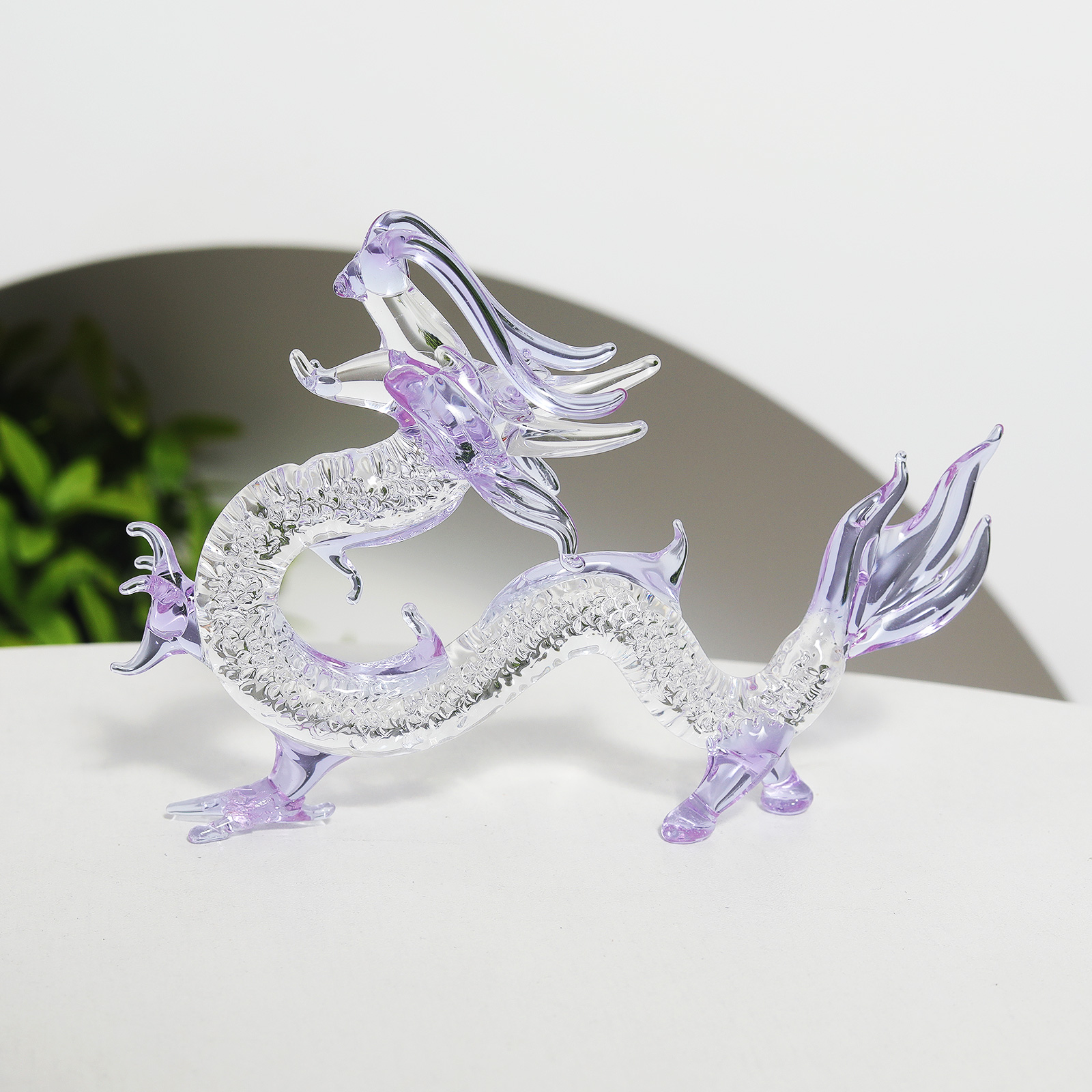 Purple Crystal Dragon Figurine – Book Weight Glass recenzja i cena