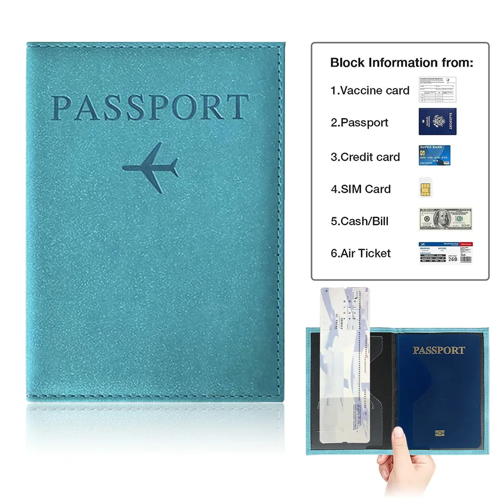 Passport Cover Blue Color Pu P – Index Card Holder recenzja i cena