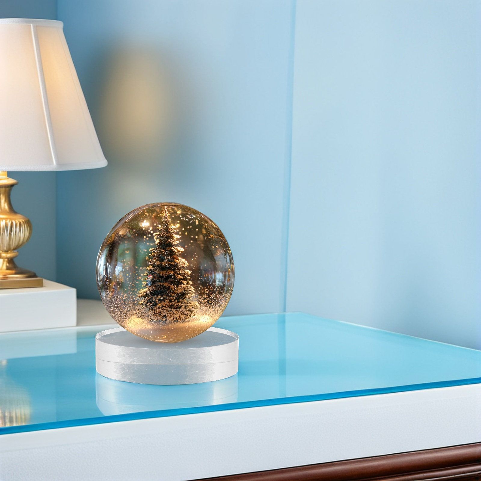 2Pcs Crystal Round Paperweight – Book Weight Glass recenzja i cena