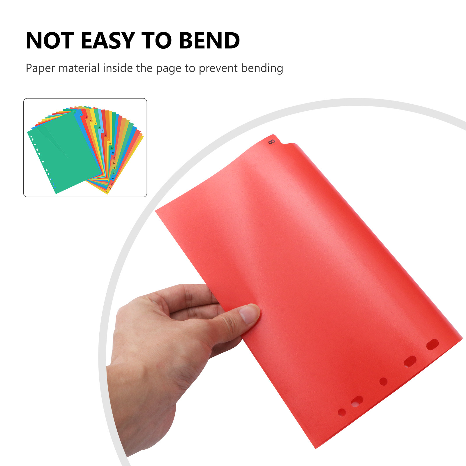20 Pages A4 Colorful Plastic B – Tab Divider A4 recenzja i cena
