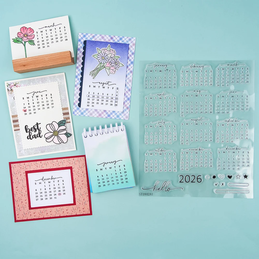 Calendar Date 2026 Clear Stamp – Rubber Date Stamp recenzja i cena