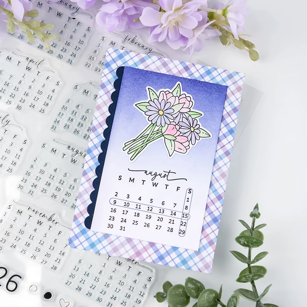 Calendar Date 2026 Clear Stamp – Rubber Date Stamp recenzja i cena