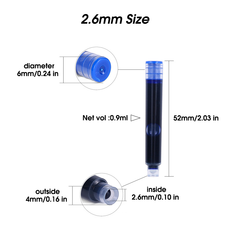 50pcs Fountain Pen Ink Cartrid – Fountain Pen Bottled Ink recenzja i cena