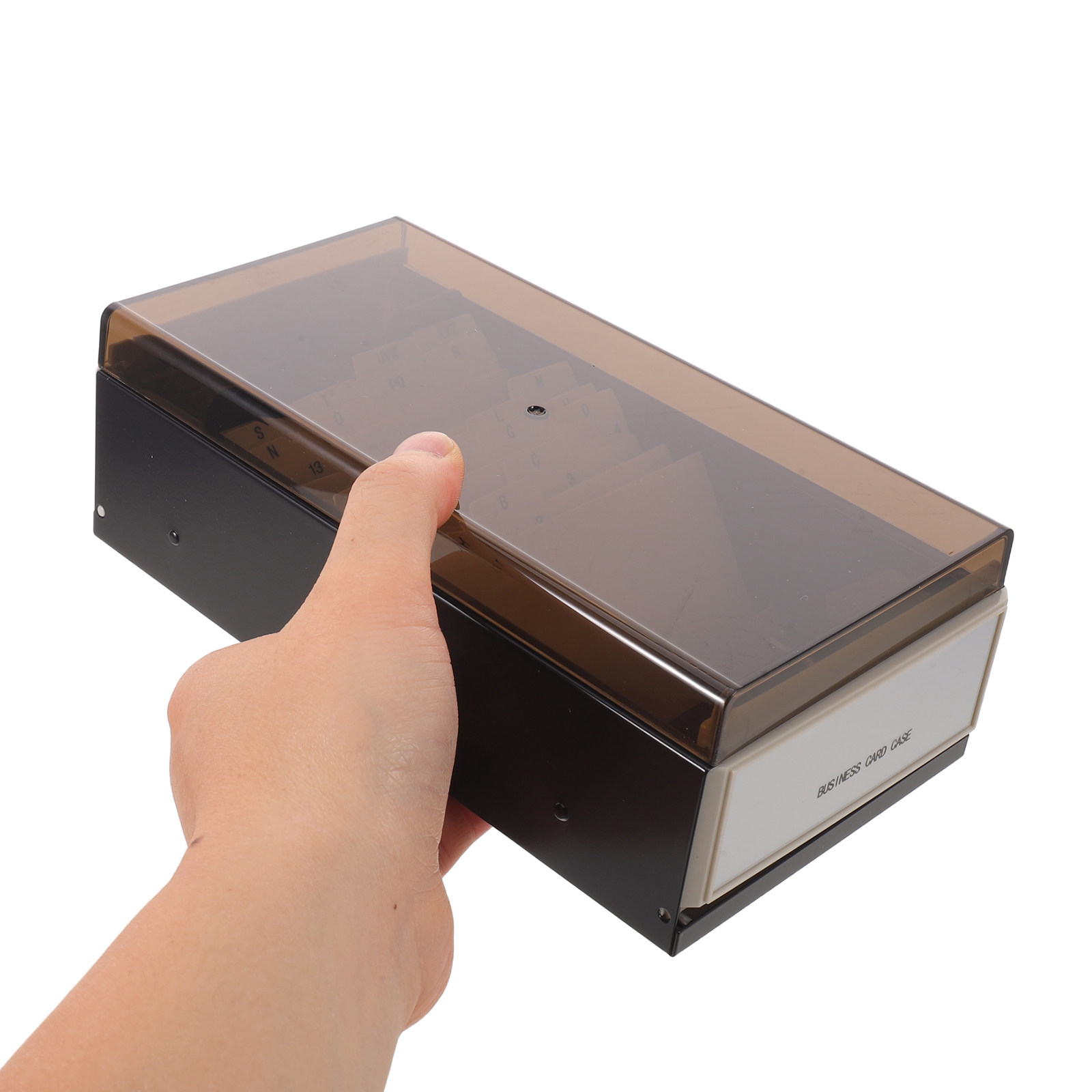 Business Card File Organizer L – Card Index Box recenzja i cena