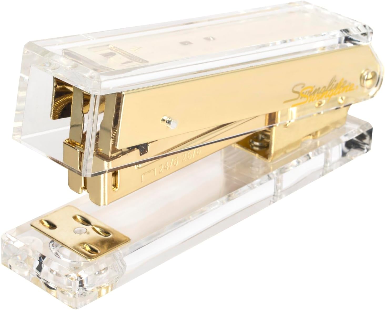 Clear Acrylic Gold Stapler for – Stapler Half Strip recenzja i cena