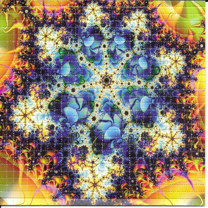 Fractal Psychedelic LSD Acid F – Ink Blotter Paper recenzja i cena