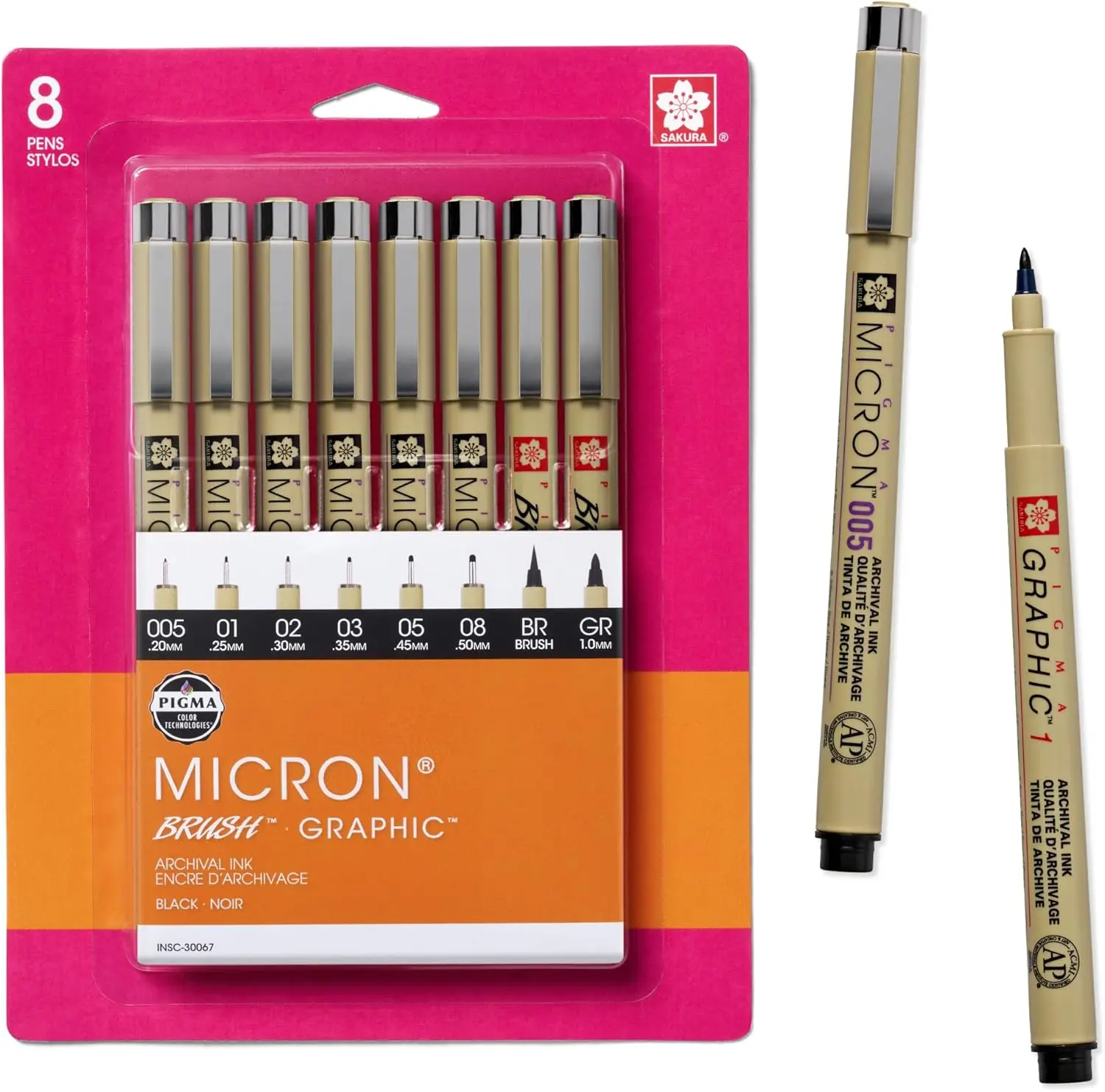 Fineliner Drawing Pens Set, 8  – Archive Box Set recenzja i cena