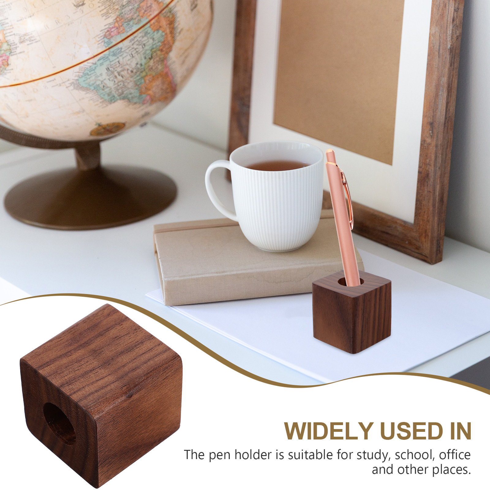 Walnut Pen Stand Single Holder – Pen Rest Single recenzja i cena