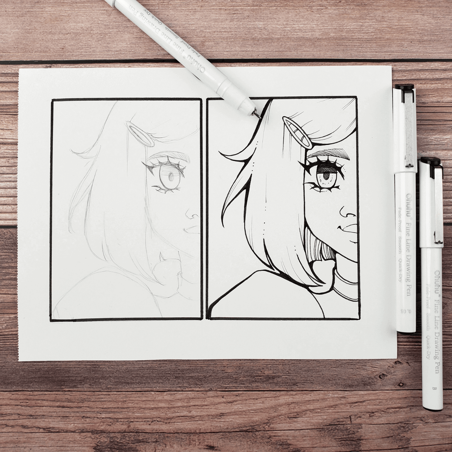 Ohuhu Micro Pen Fineliner Draw – Correction Pen Fine recenzja i cena