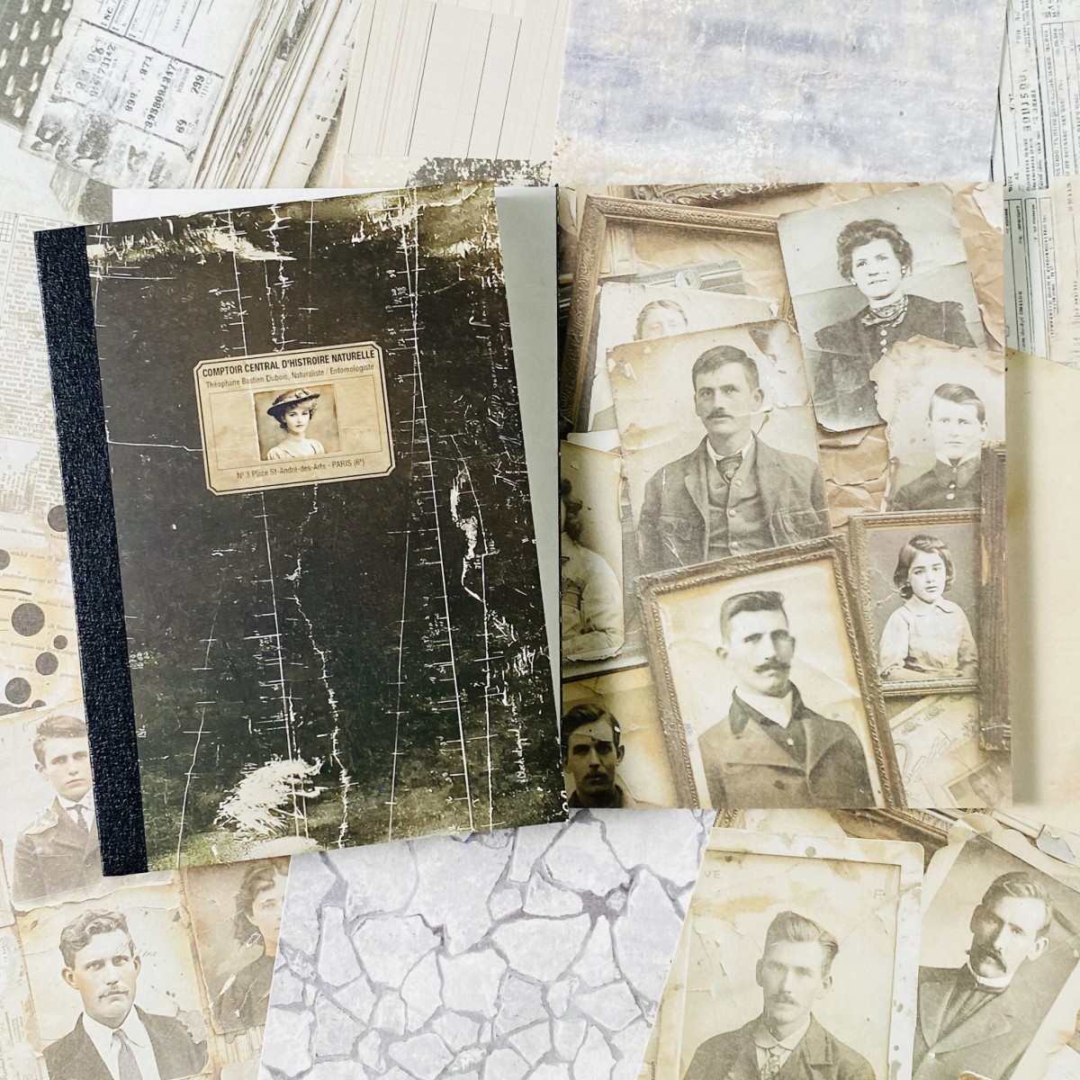 100sheets Vintage Scrapbook Pa – Ink Blotter Paper recenzja i cena