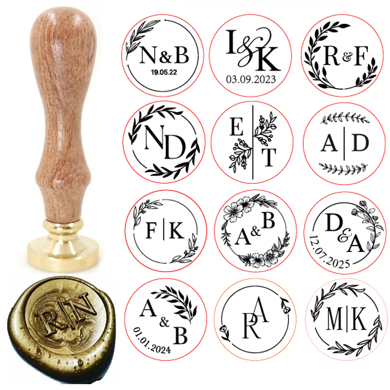 Custom brass wax seal Stamp wi – Wax Seal Stamp Set recenzja i cena