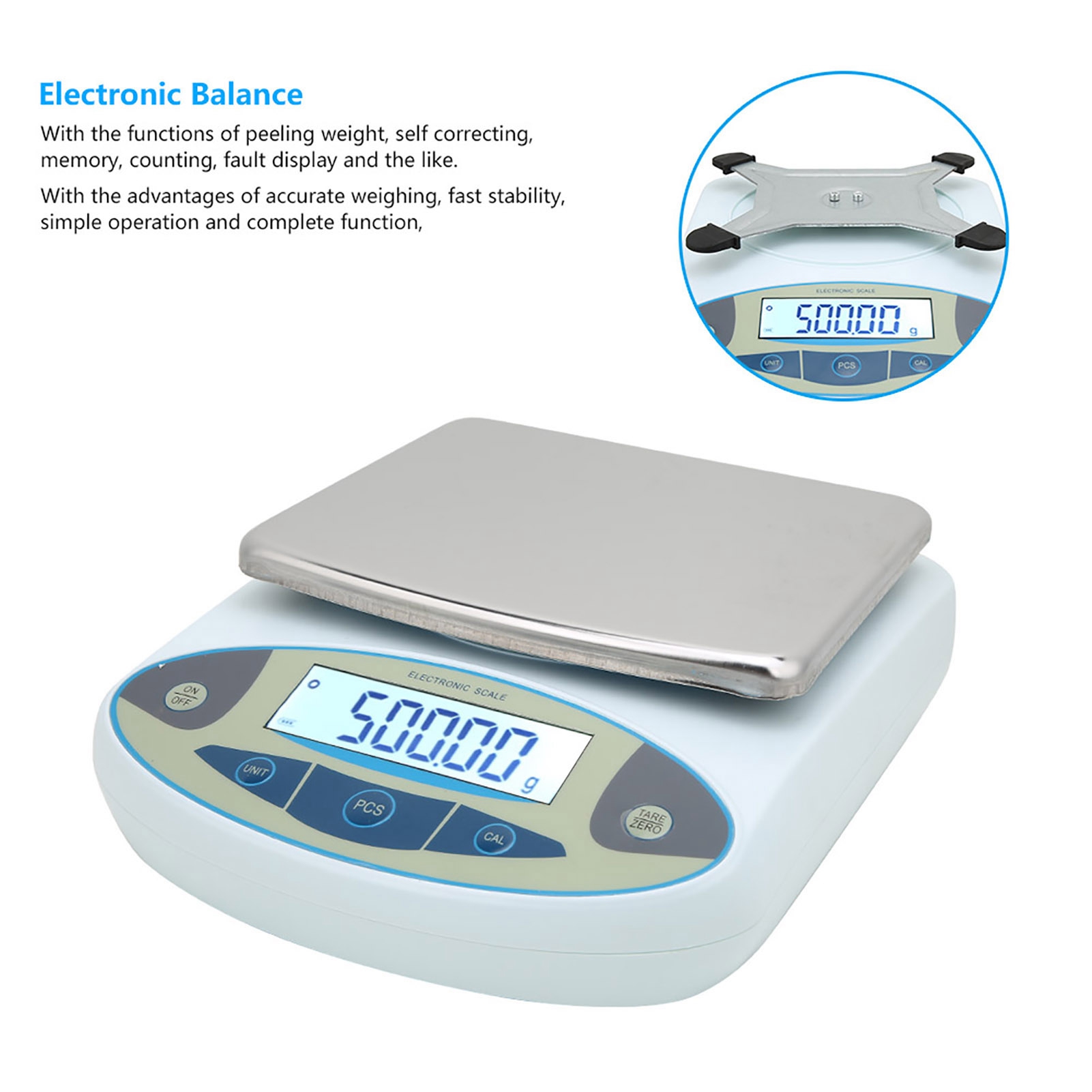 5000g 0.01g Digital Precision  – Tape Dispenser Weighted recenzja i cena