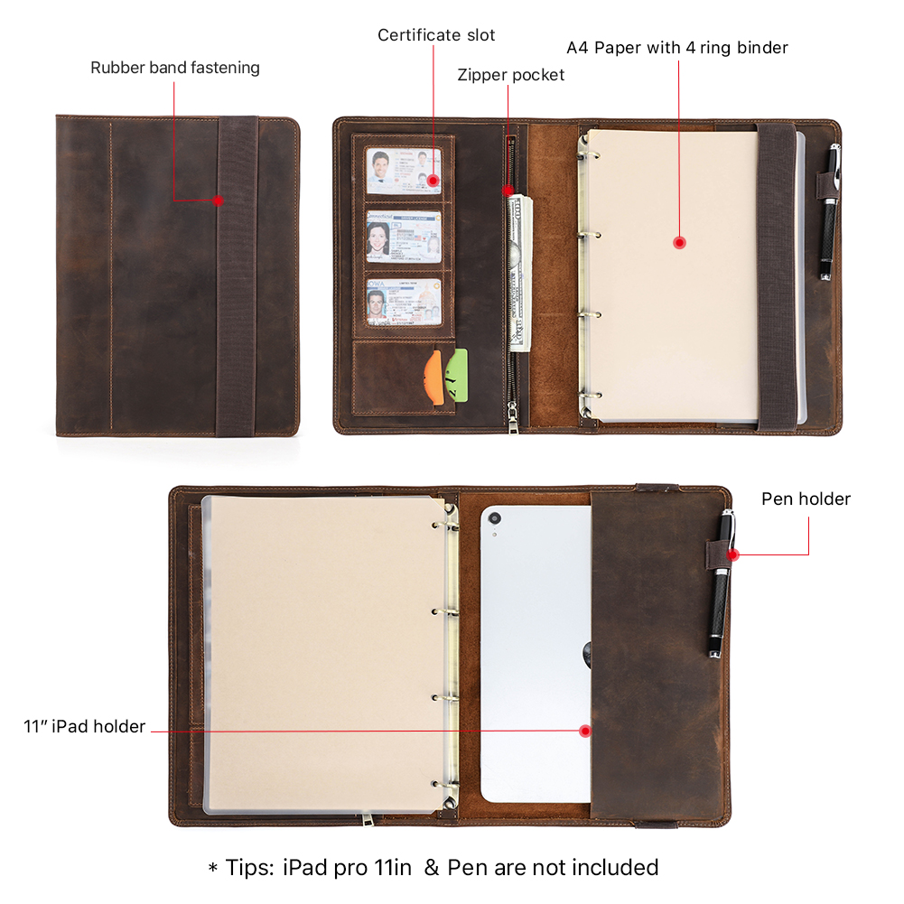 Luxury Retro Business A4 Noteb – Binder A4 Lever recenzja i cena