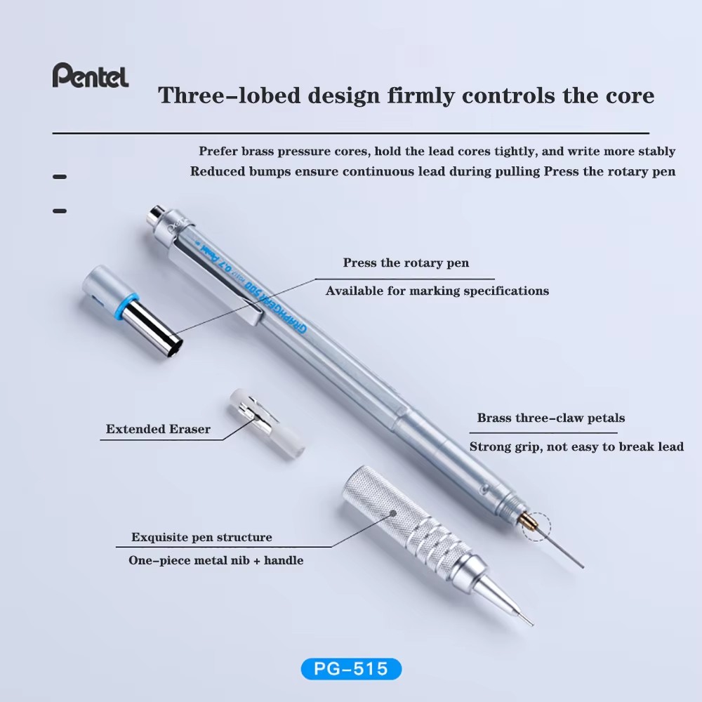 1pc Pentel Graphgear 500 Draft – Mechanical Pencil 0.3 recenzja i cena