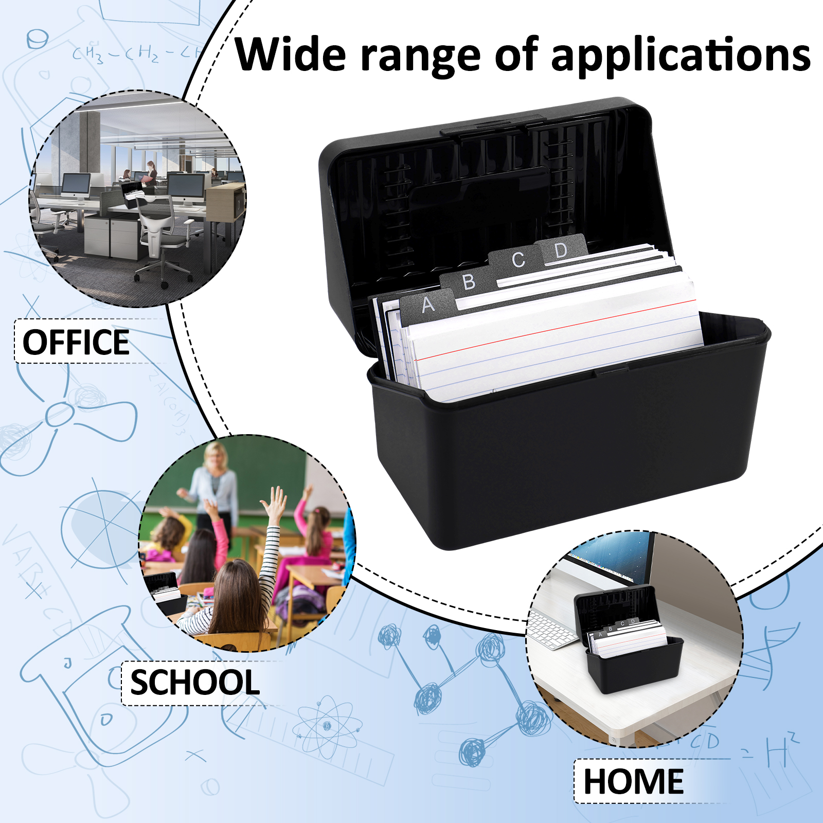 1 Set Index Card Organizer Box – Card Index Box recenzja i cena